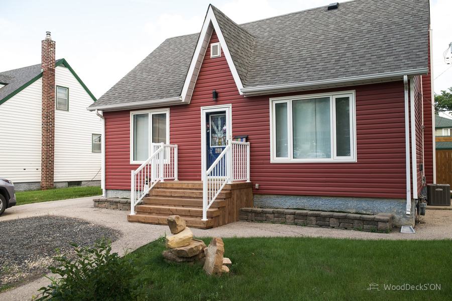 Front porch, Deer Lodge