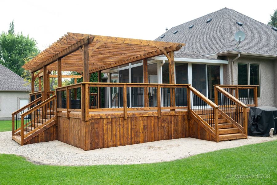 Deck & pergola restoration, Lockport