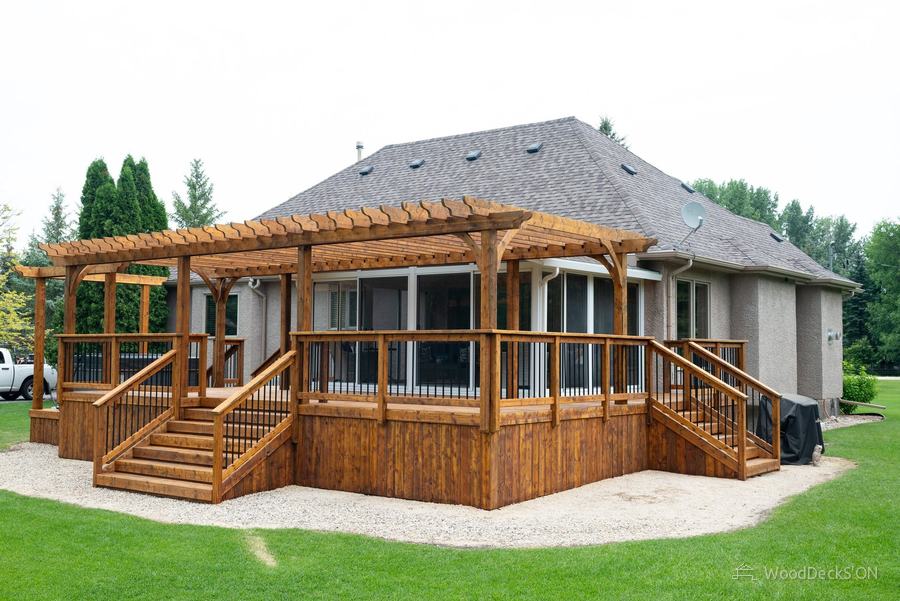 Deck & pergola restoration, Lockport