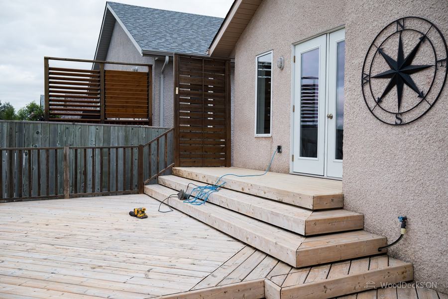 Sage Creek deck before restoration