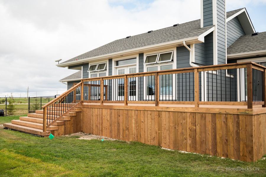 Wood deck, St. Andrews
