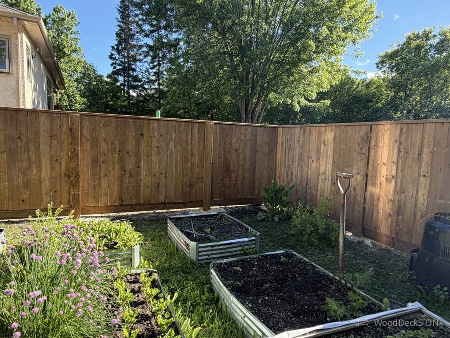 Privacy fence, Silver Heights